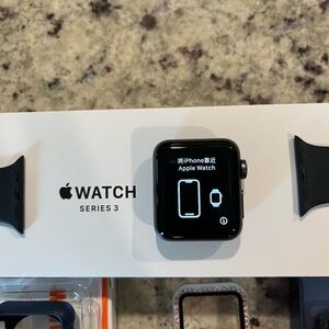 Apple Watch Series 3 38mm Space Gray Aluminum Black Sport (GPS) $80